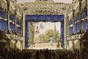 robert schumann the opening of  the theater in der josefstadt in vienna oil painting reproduction